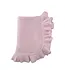 A Soft Idea Ruffle Edge Knitted Blanket
