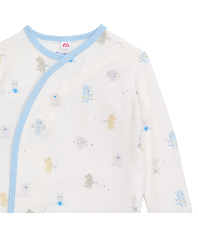 Magnificent Baby Blue Baby Beats Modal Gown & Hat