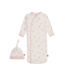 Magnificent Baby Pink Baby Beats Modal Gown & Hat