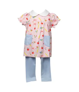 the proper peony School Days S/S Tunic Set