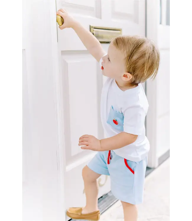 the proper peony Soft Blue Boy Shorts