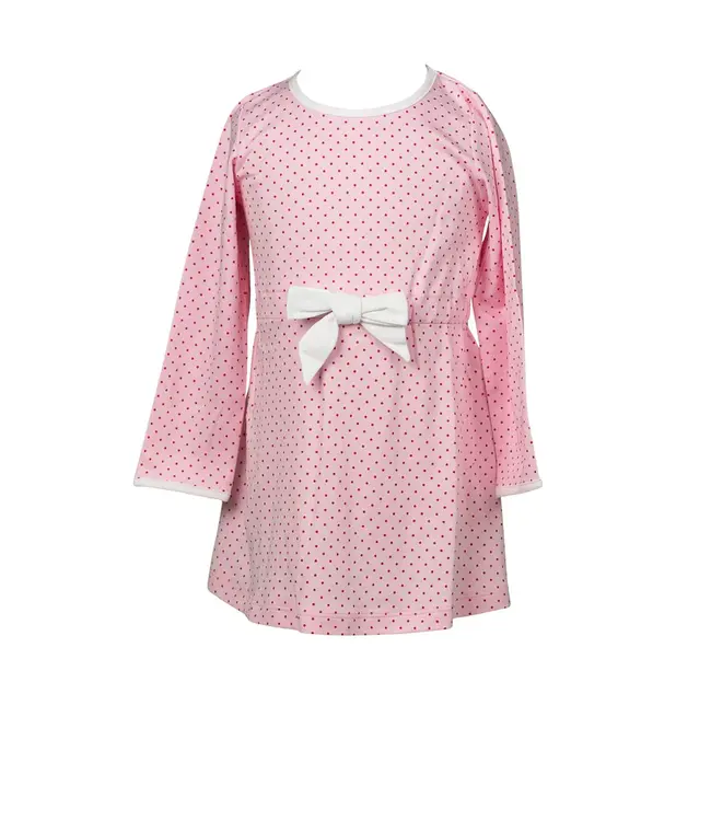 the proper peony Pink/Red Polka Dot Waist Dress