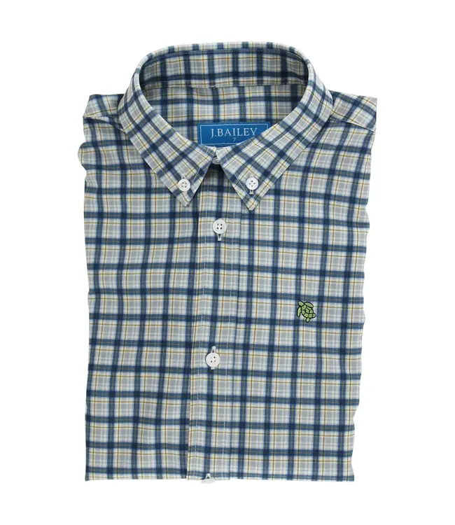 Bailey Boys Stone Plaid Button Down Shirt