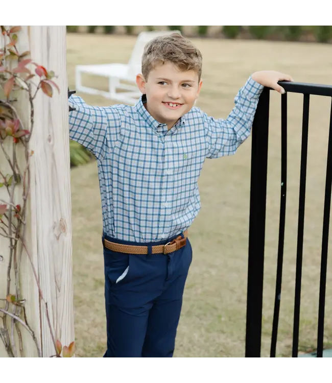 Bailey Boys Stone Plaid Button Down Shirt