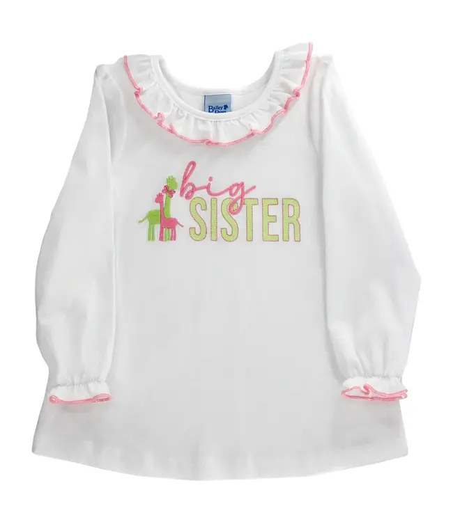 Bailey Boys White Knit Big Sister Tee