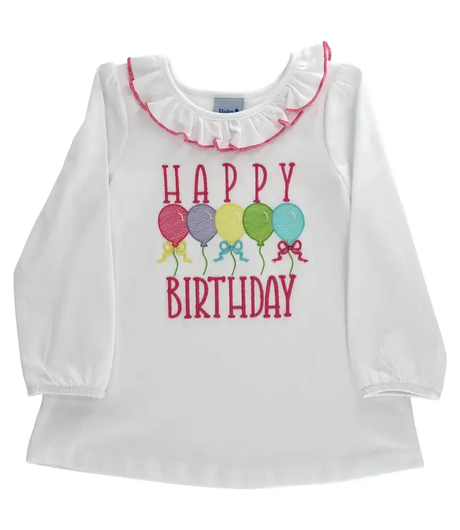 Bailey Boys Happy Birthday Girls L/S Tee