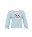 Claire & Charlie Aqua Knit Stripe Ride Away T-Shirt