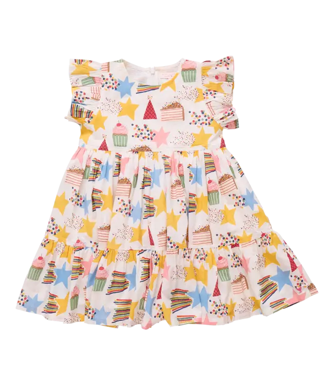 Pink Chicken Birthday Star Jennifer Dress