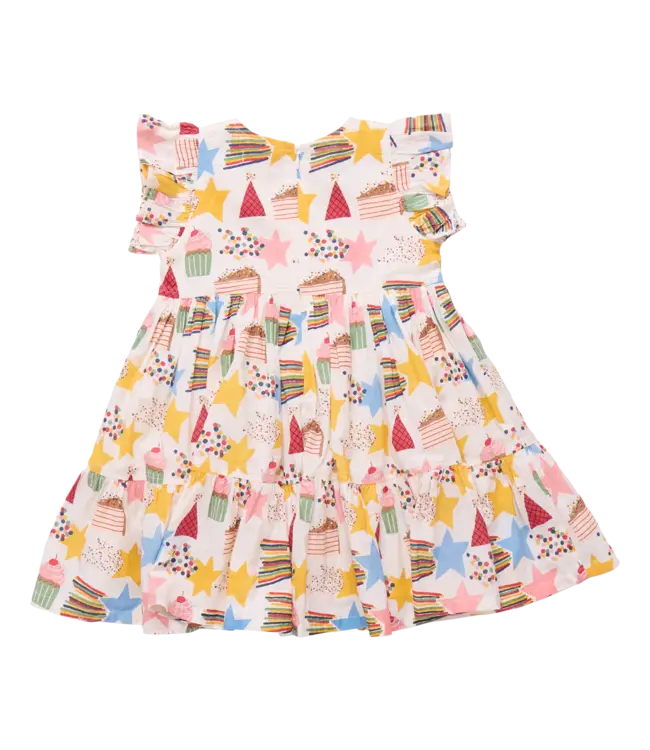 Pink Chicken Birthday Star Jennifer Dress