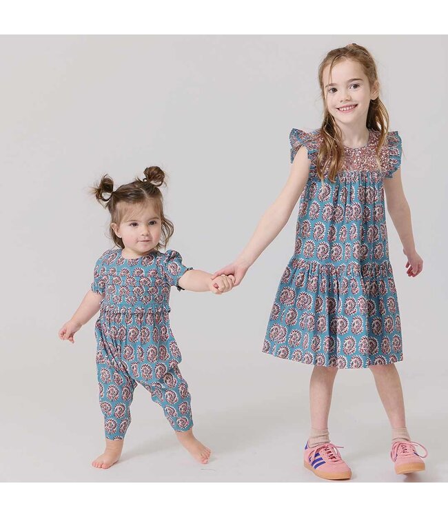 Pink Chicken Blue Paisley Raquel Jumper