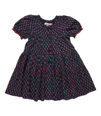 Pink Chicken Navy Carnation Elizabeth Dress