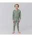 Pink Chicken Green Flying Footballs PJ Set