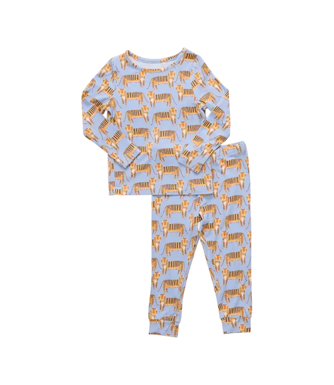 Pink Chicken Tiger Bamboo PJ Set