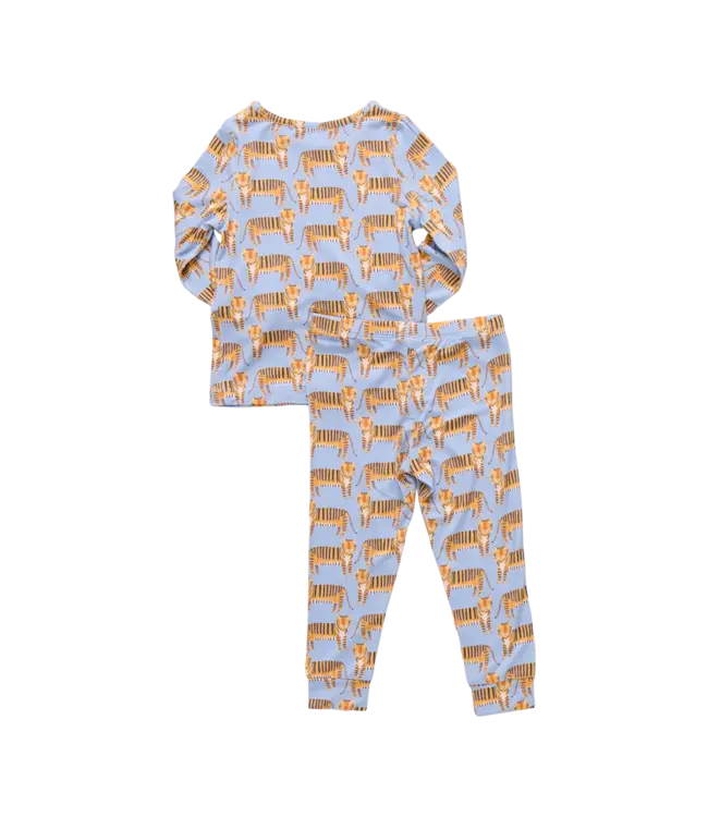 Pink Chicken Tiger Bamboo PJ Set