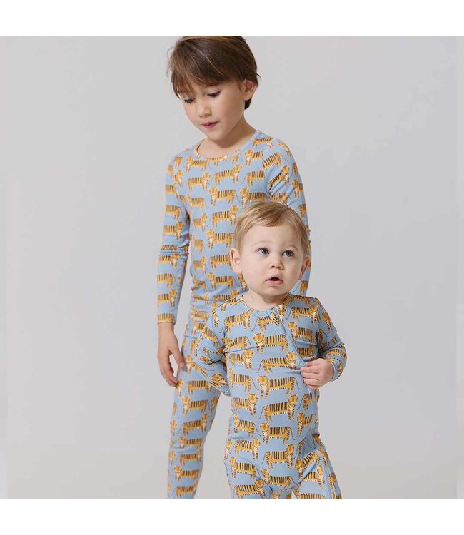 Pink Chicken Tiger Bamboo PJ Set