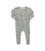Pink Chicken Green Flying Footballs Bamboo Romper