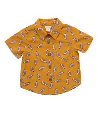 Pink Chicken Flying Footballs Jack Shirt