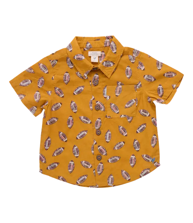 Pink Chicken Flying Footballs Jack Shirt