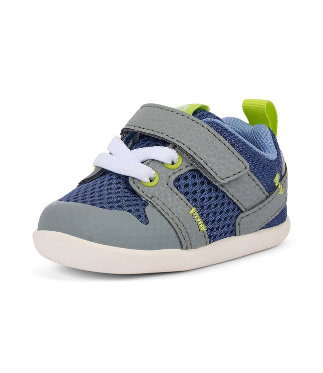 Viento Mini Navy/Gray First Walker Shoe