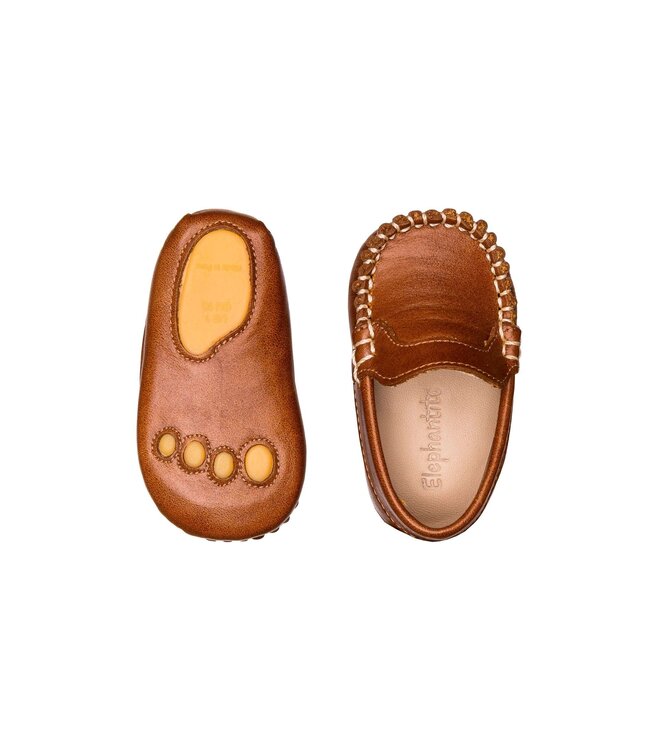 Elephantito Baby Moccasins-Natural