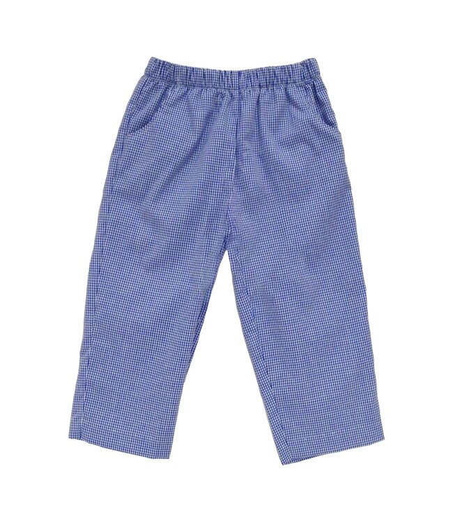 vive la fete Royal Gingham Pull on Pant w/Pockets