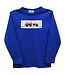 vive la fete Royal Knit Tow Truck Smocked L/S Boys Tee
