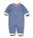 Florence Eiseman Stripe Knit Longall w/Sports Balls