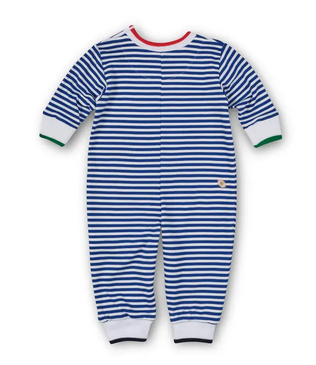 Florence Eiseman Stripe Knit Longall w/Sports Balls