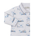 Kissy Kissy Blue Roundabout Railroad Pant Set