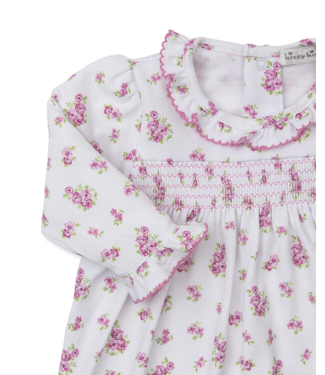 Kissy Kissy Pink Roses and Blooms Playsuit