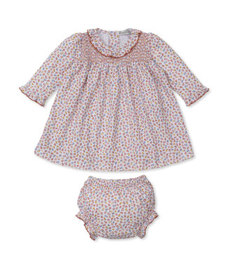 Kissy Kissy Patchwork Pumpkin Floral Dress Set