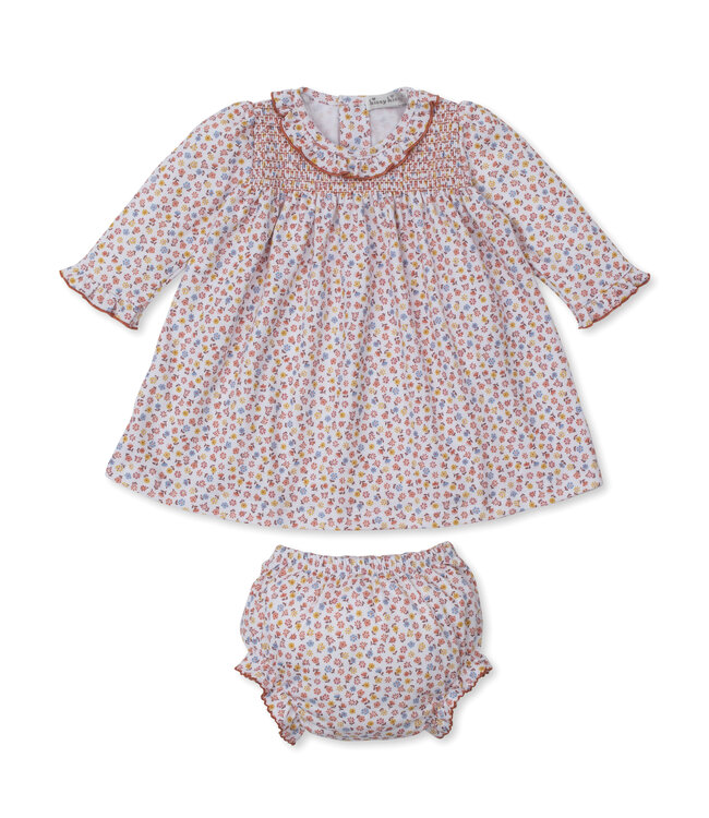 Kissy Kissy Patchwork Pumpkin Floral Dress Set