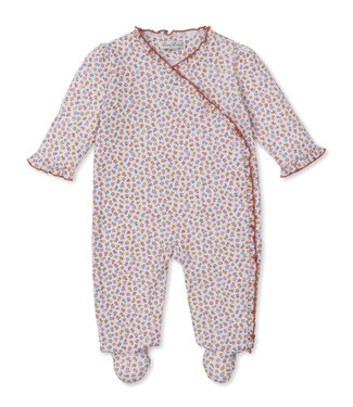 Kissy Kissy Patchwork Pumpkin Floral Footie