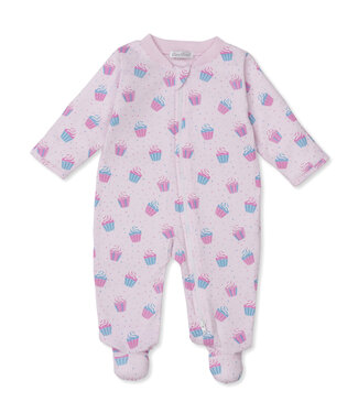 Kissy Kissy PJs Cupcake Party Footie w/Zipper