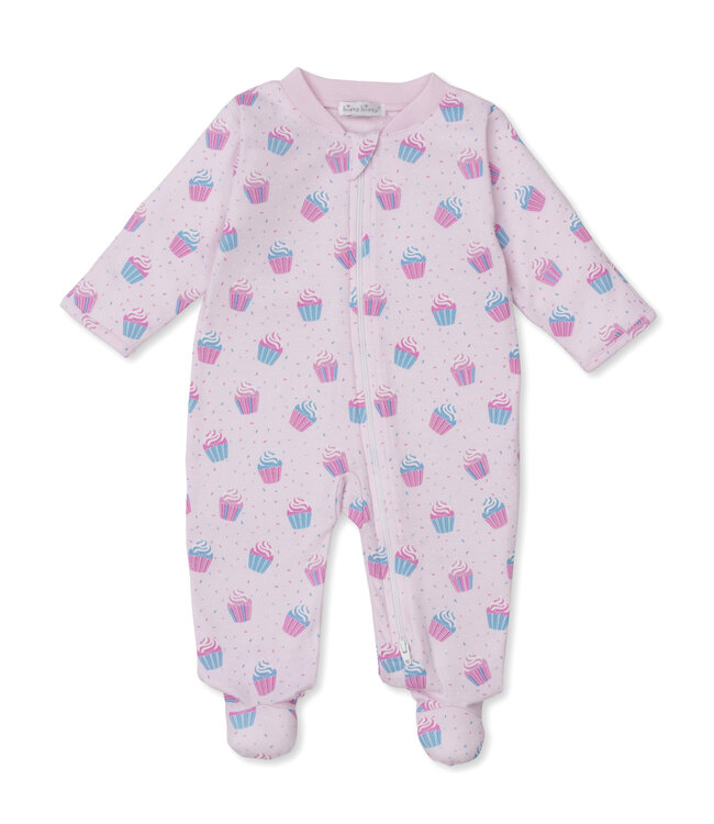 Kissy Kissy PJs Cupcake Party Footie w/Zipper