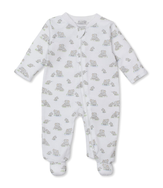 Kissy Kissy Elephant Esprit Footie w/Zip