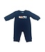 Three Sisters Navy Sports Applique Boys Romper