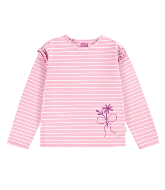 Souris Mini Lilac Striped Top