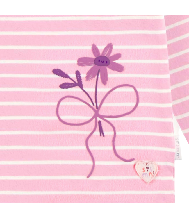 Souris Mini Lilac Striped Top
