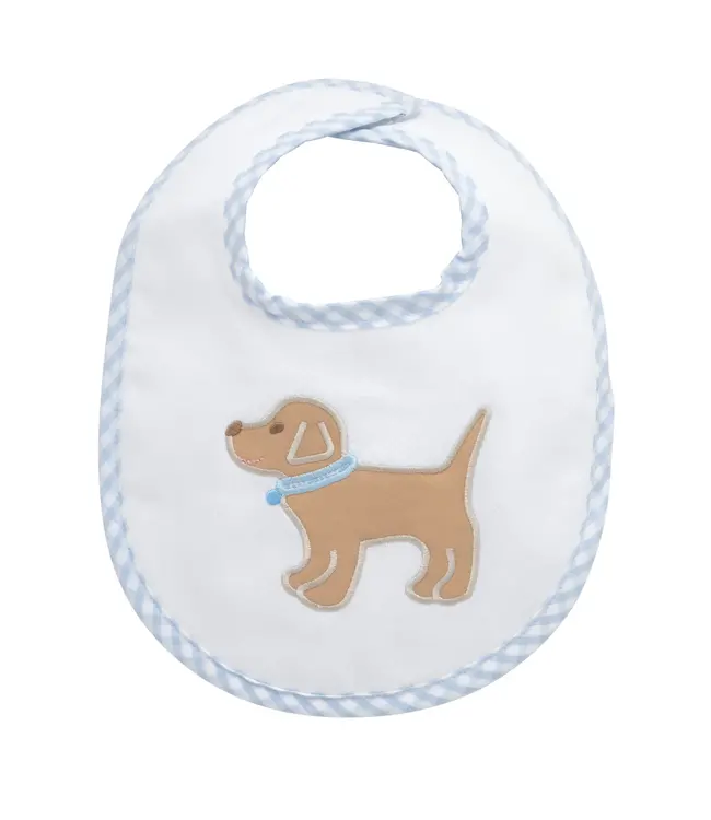 3 Marthas Blue Puppy Bib