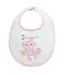 3 Marthas Pink Monkey Applique Bib