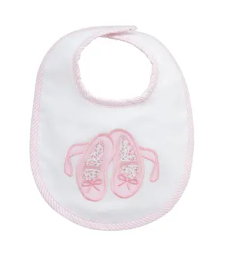 3 Marthas Pink Ballet Shoes Bib