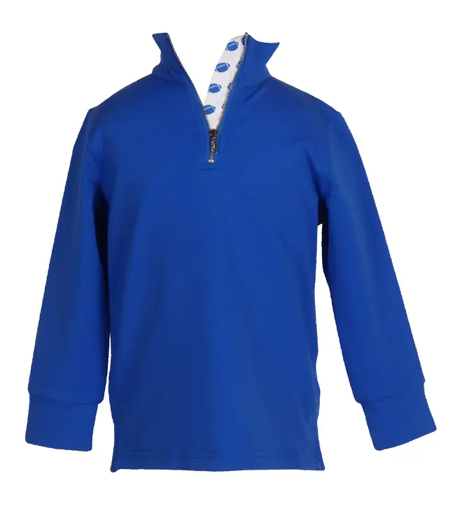 The Yellow Lamb Duke Blue Game Day Quarter Zip