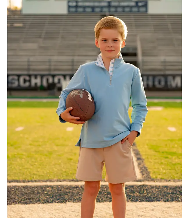 The Yellow Lamb Carolina Blue Game Day Quarter Zip