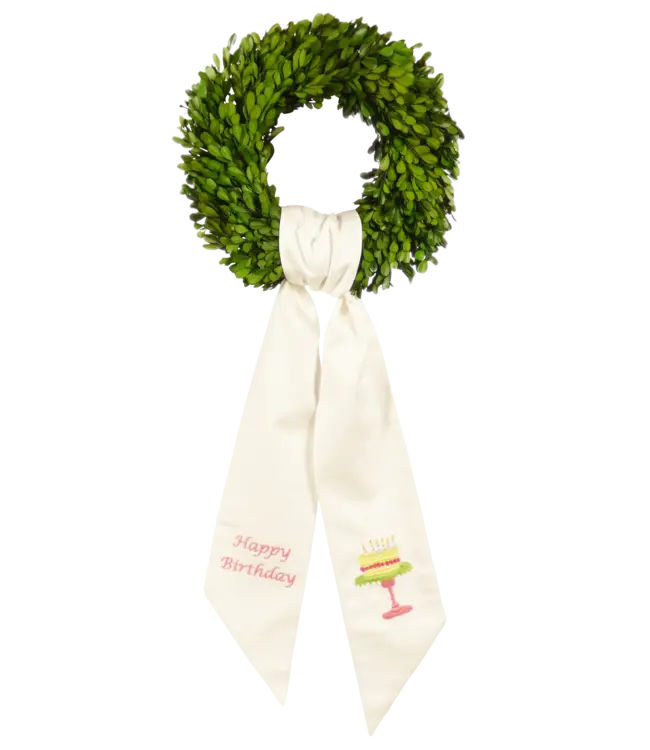 The Yellow Lamb Wreath Sash
