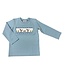 Delaney Teal Knit L/S Smocked Mallard Ducks Shirt