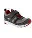 Velocity Graphite/Red Sneaker