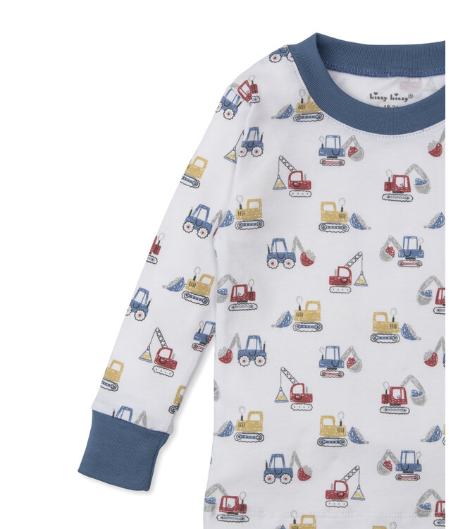 Kissy Kissy Construction Diggers PJ Set