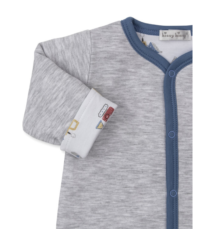 Kissy Kissy Construction Diggers Reversible Playsuit