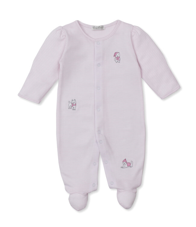 Kissy Kissy Pink Pack of Pups Footie